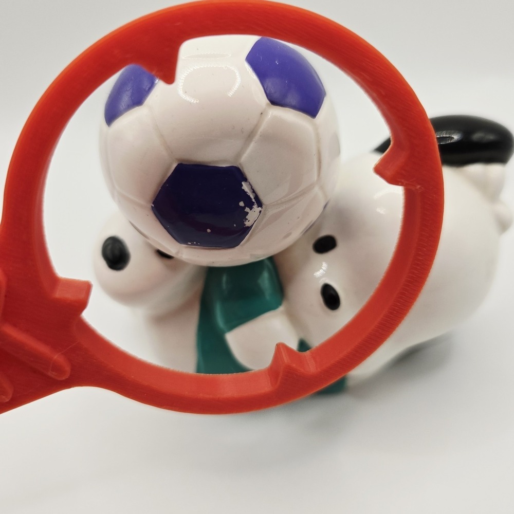 Sanrio Pochacco‎ Playing with Ball VTG Pottery Piggy Bank 11cm / 4.33 Inch Long - Picture 2 of 5